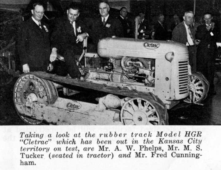 Experimental HGH with rubber tracks