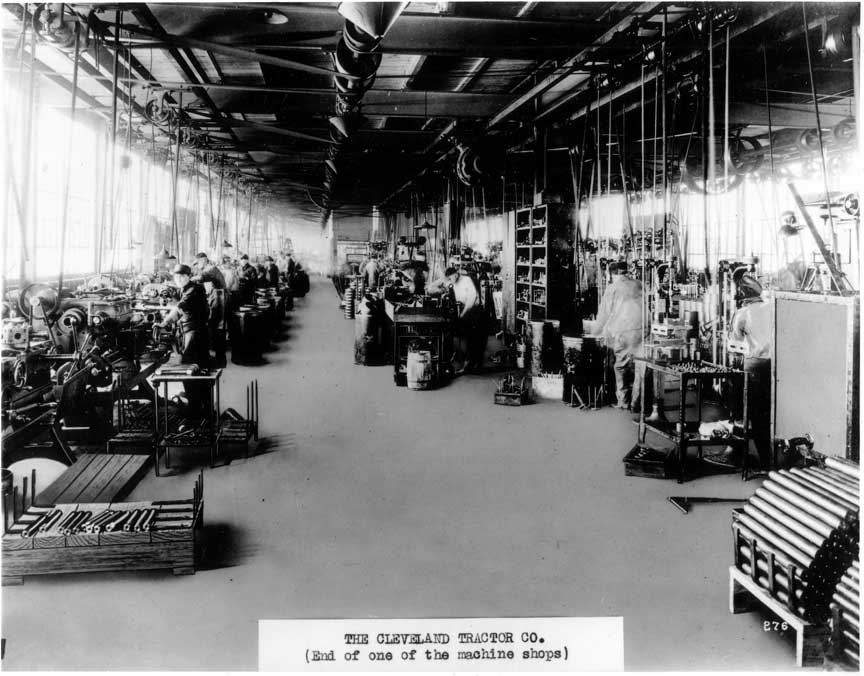 One of the machine shops at Cletrac